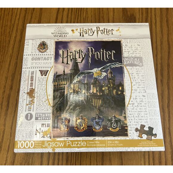 Aquarius Wizarding World Harry Potter 1000 Piece Jigsaw Puzzle 20in x 28in NEW - Picture 1 of 4